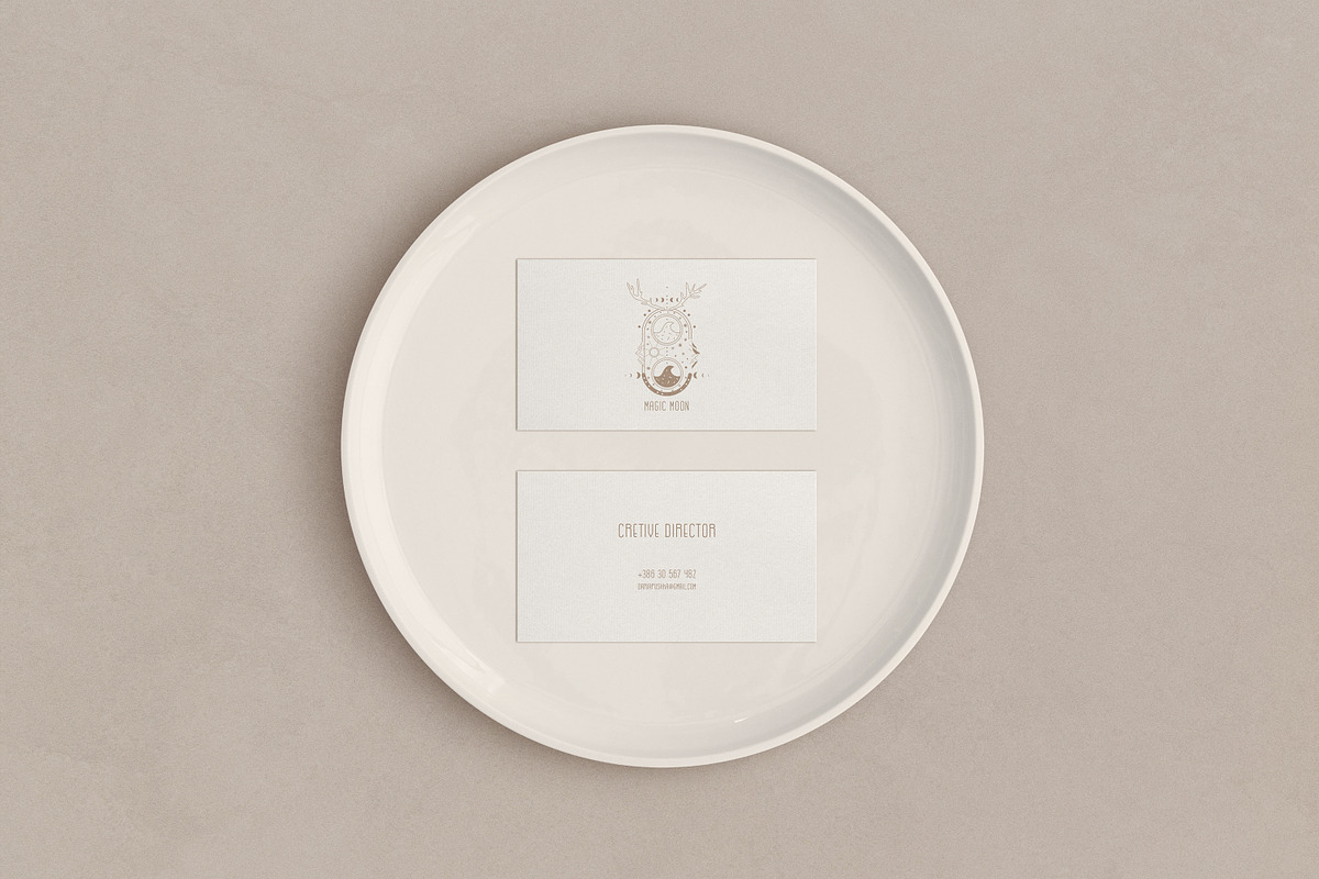 'MAGIC MOON' 22 LOGO TEMPLATES, a Branding & Logo Template by Luna Dreams (Photo 9 of 15)