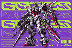 Geon Futuristic Mecha Font Vol. 4