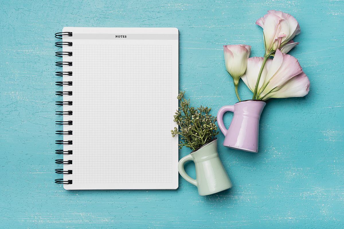 Digital Notebook Paper Pages Vol.70, a Stationery Template by Design Zone