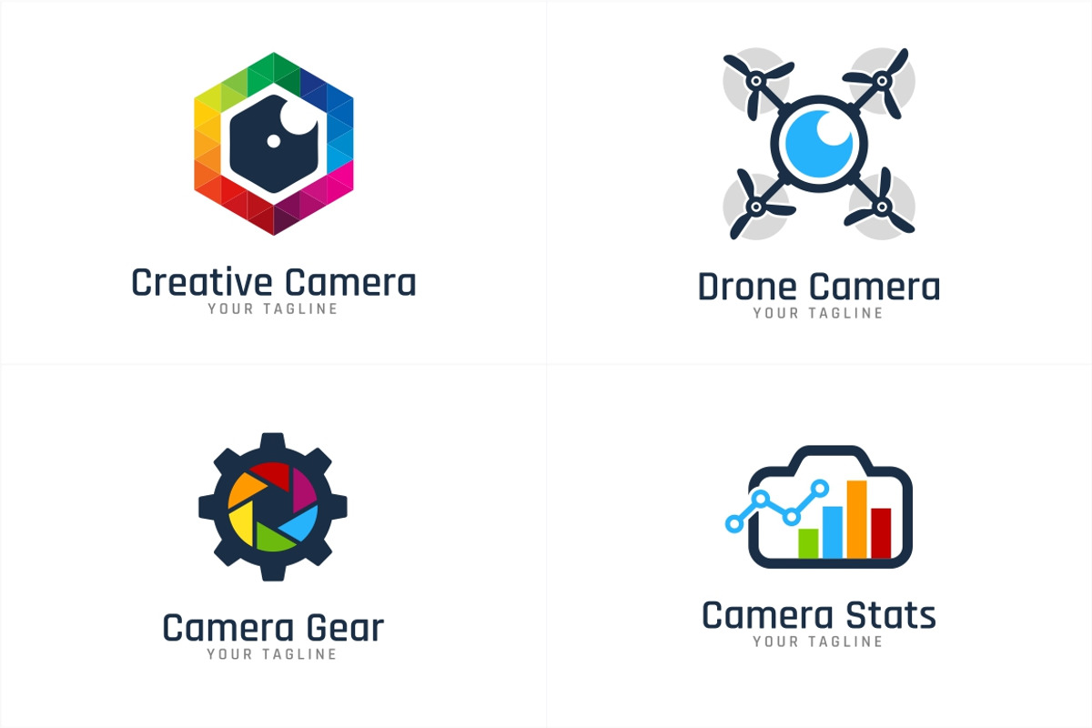 10 Camera Logo Bundle #4, a Branding & Logo Template by PutraCetol Studio