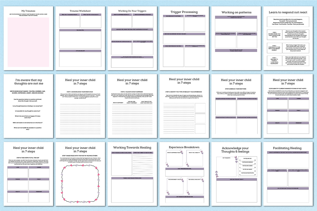 2026 PTSD&Trauma Processing Workbook