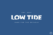 Low Tide - Simple San Serif Font, a Sans Serif Font by Spring Break Jake (Thumbnail 2 of 4)