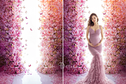 Butterflies Floral Backlit Backdrop, a Background Photo by Winwin Design Art (Thumbnail 6 of 6)