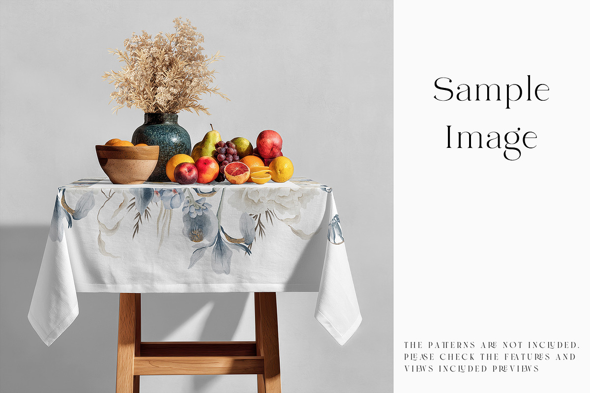 Square Tablecloth Mockups, a Household Mockup by mock-ups (Photo 17 of 28)