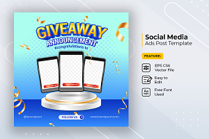 Giveaway winner announcement