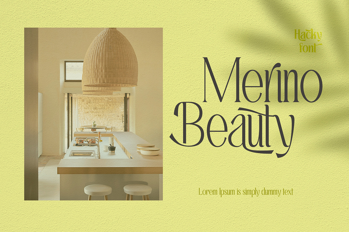 Hacky - Luxury Serif Family, a Serif Font by madeDeduk (Photo 2 of 12)