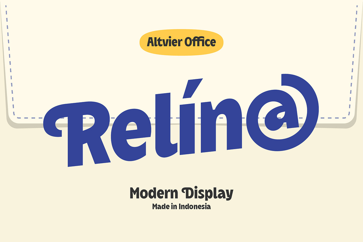 Relina - Display Font, a Sans Serif Font by Uncarving (Photo 2 of 9)