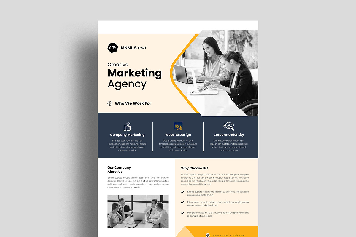 Corporate Business Flyer Template, a Flyer Template by NorthPeak (Photo 4 of 6)