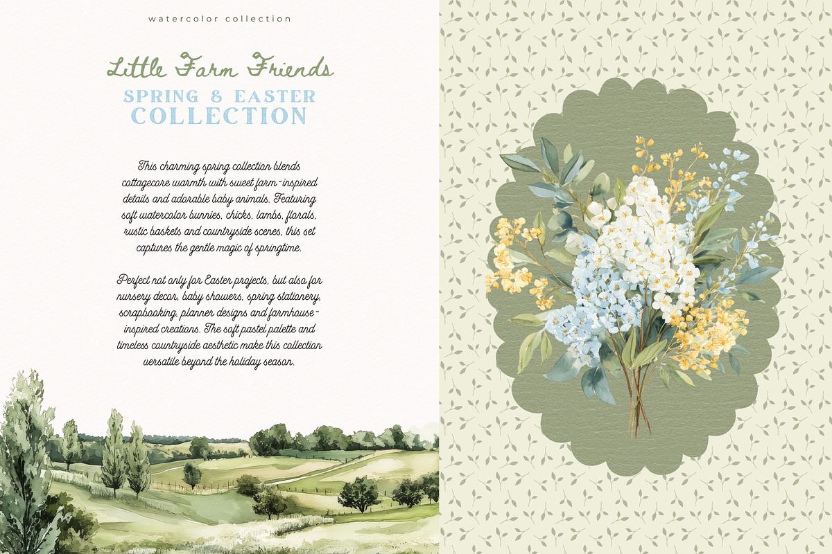 Little Farm Friends Collection, a Seasonal Illustration by PeDe Designs (Photo 11 of 15)