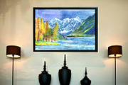 Watercolor mountain landscapes., a Decorative Illustration by Mehendra Art (Thumbnail 2 of 12)