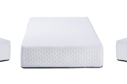 white mattress with pattern isolated, a Health & Medical Photo by New York Art Store