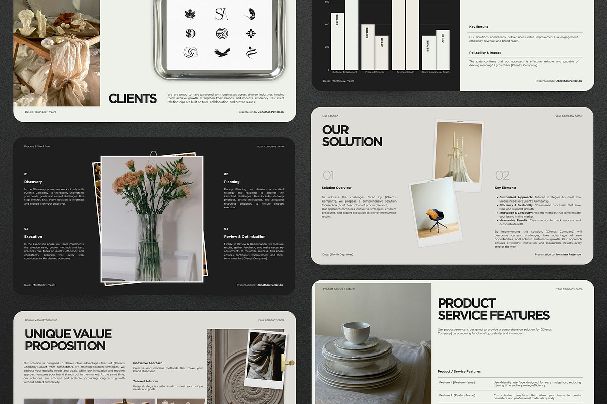 Minimalist Business Presentation, a Presentation Template by Pani Temp. (Photo 4 of 13)