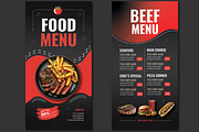 Food Menu Template, a Flyer Template by MightyDesign (Thumbnail 2 of 5)
