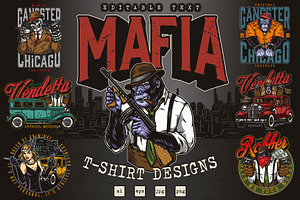 Mafia t-shirt designs, a Branding & Logo Template by DGIM studio