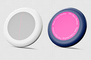 Plastic Frisbee mockup. PSD mockup., a Mockup by NatalyaZelenova (Thumbnail 4 of 6)