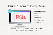 Pink Canva Website Template, a Landing Page Template by Anna Design Studio (Thumbnail 5 of 8)