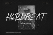 Hardbeat Handbrush Caps, a Sans Serif Font by Creatype Studio (Thumbnail 1 of 9)