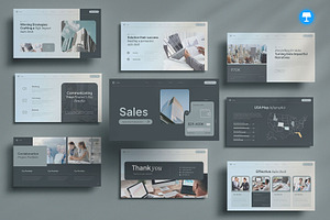 Sales Deck Keynote, a Presentation Template by Pixslides
