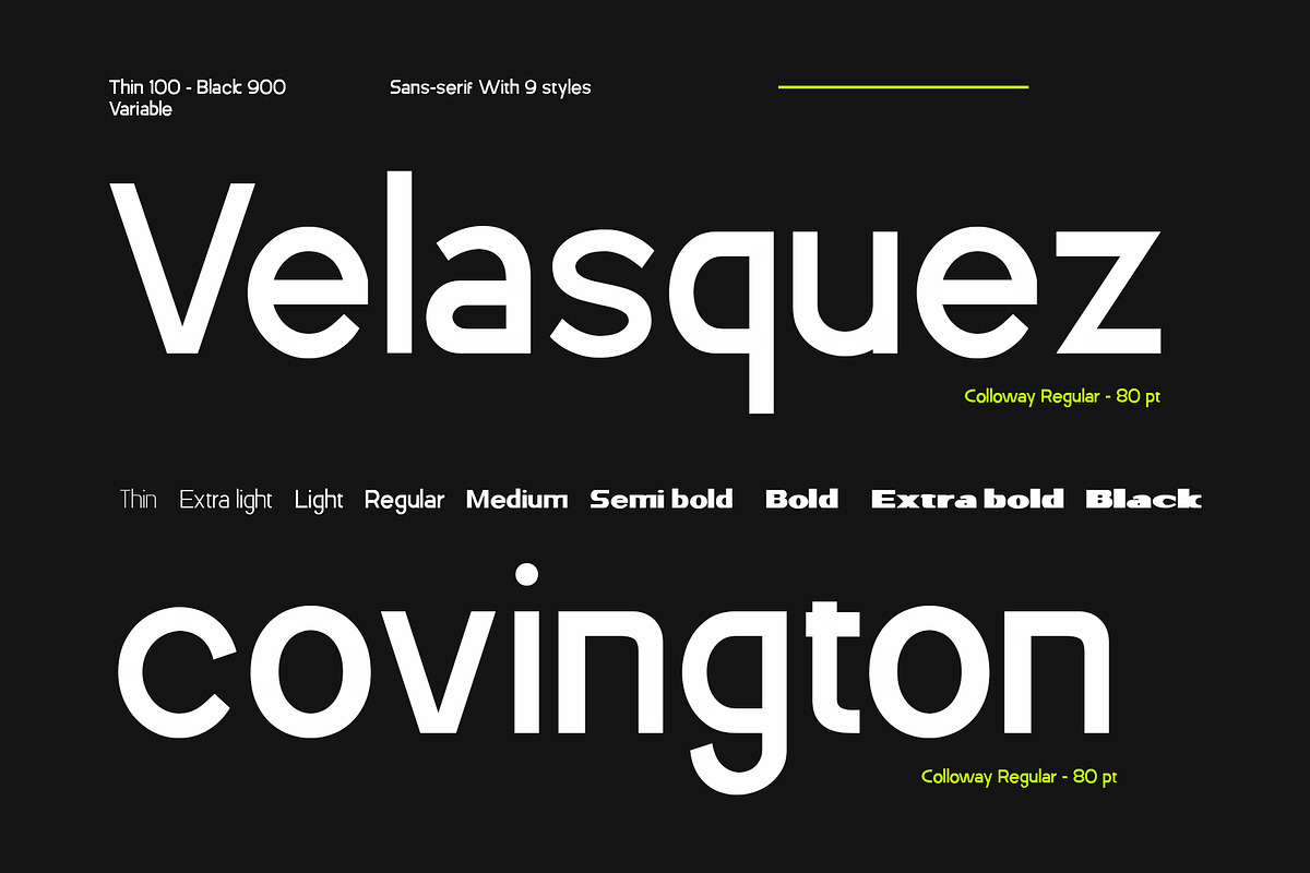 DV Colloway, a Sans Serif Font by Damelev (Photo 14 of 14)