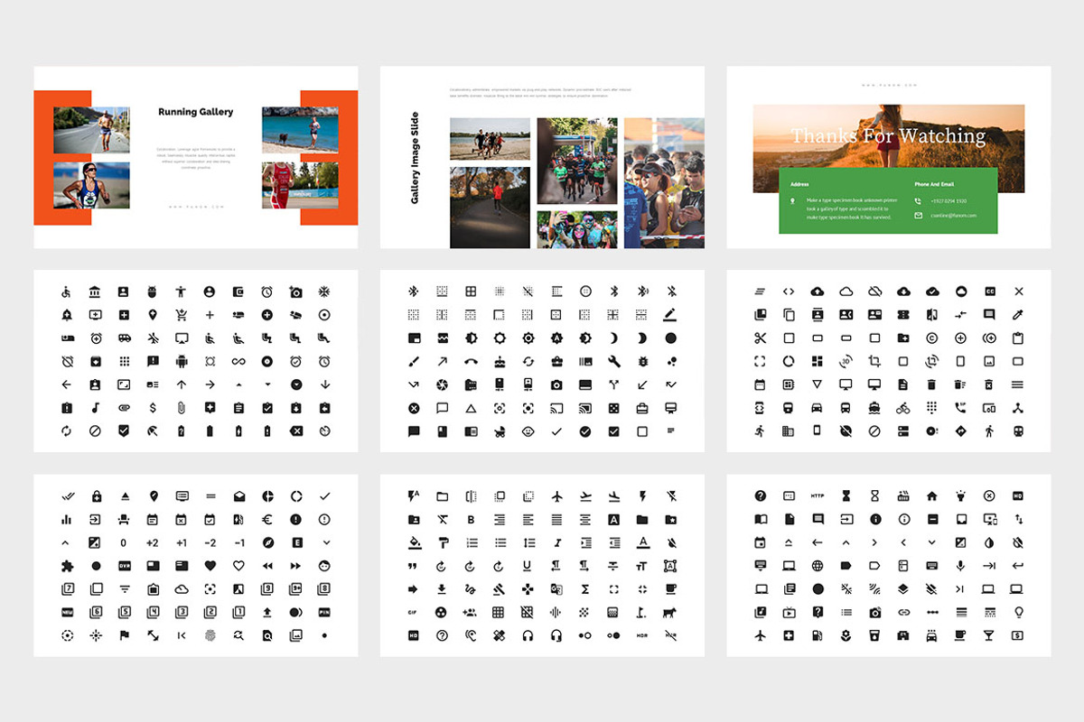 Funom : Running Google Slides, a Presentation Template by Punkl Camp (Photo 5 of 9)