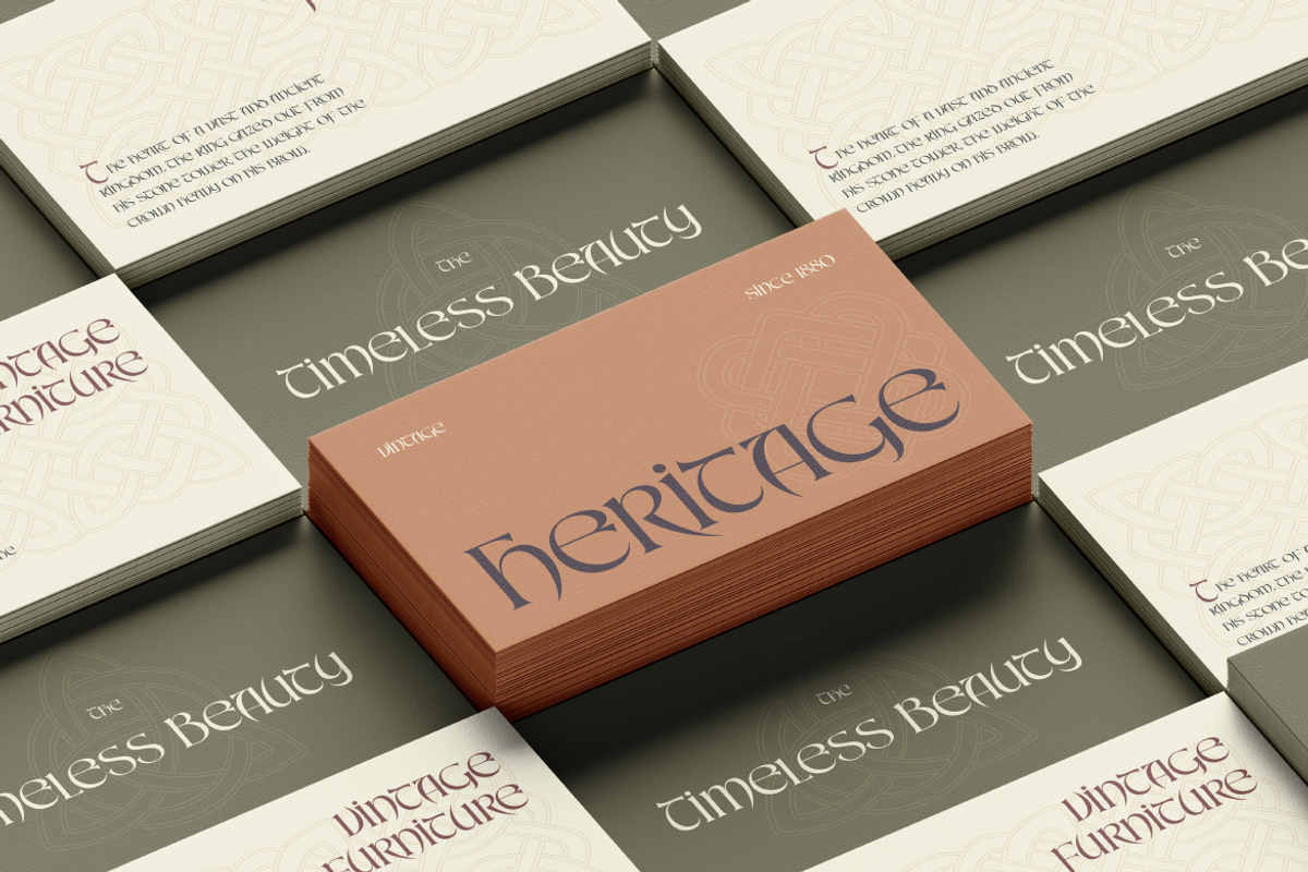 Cartius, a Serif Font by Burntilldead (Photo 9 of 12)
