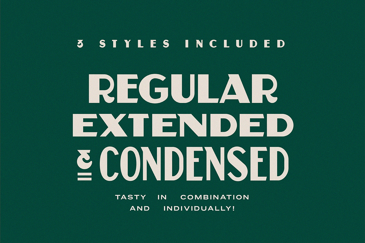 Reuben - A Vintage Display Font, a Sans Serif Font by JK Design Co. (Photo 2 of 8)