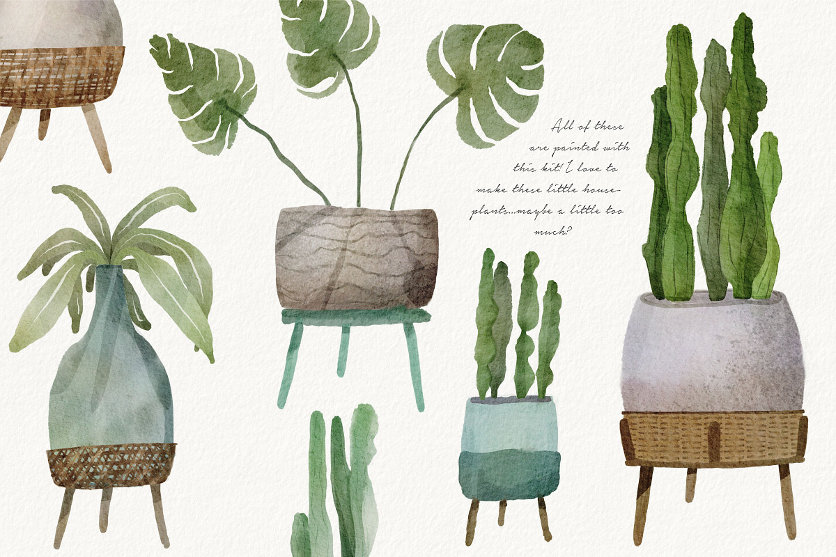 Watercolor for Procreate Kit 2024, a Plug-in Add-On by Drifter Studio PrintShop (Photo 6 of 8)