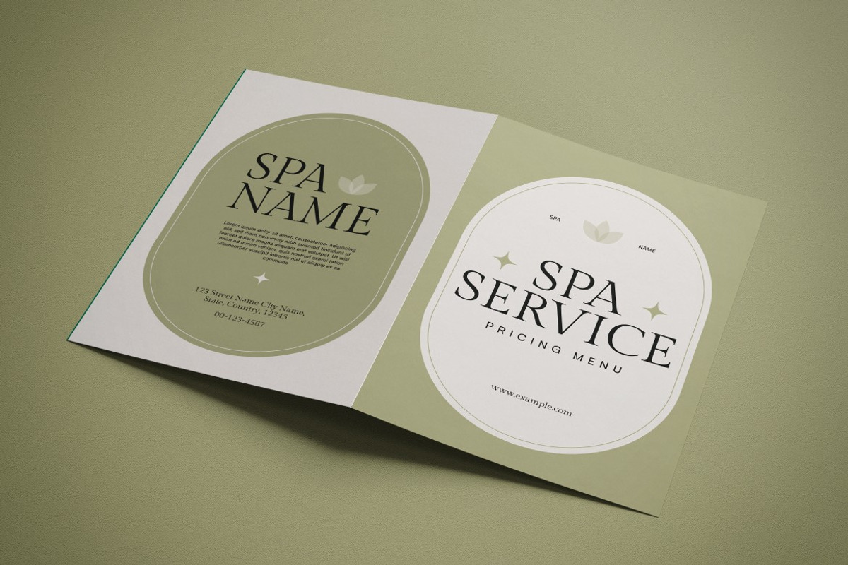 Spa Service Pricing Brochure preview 3