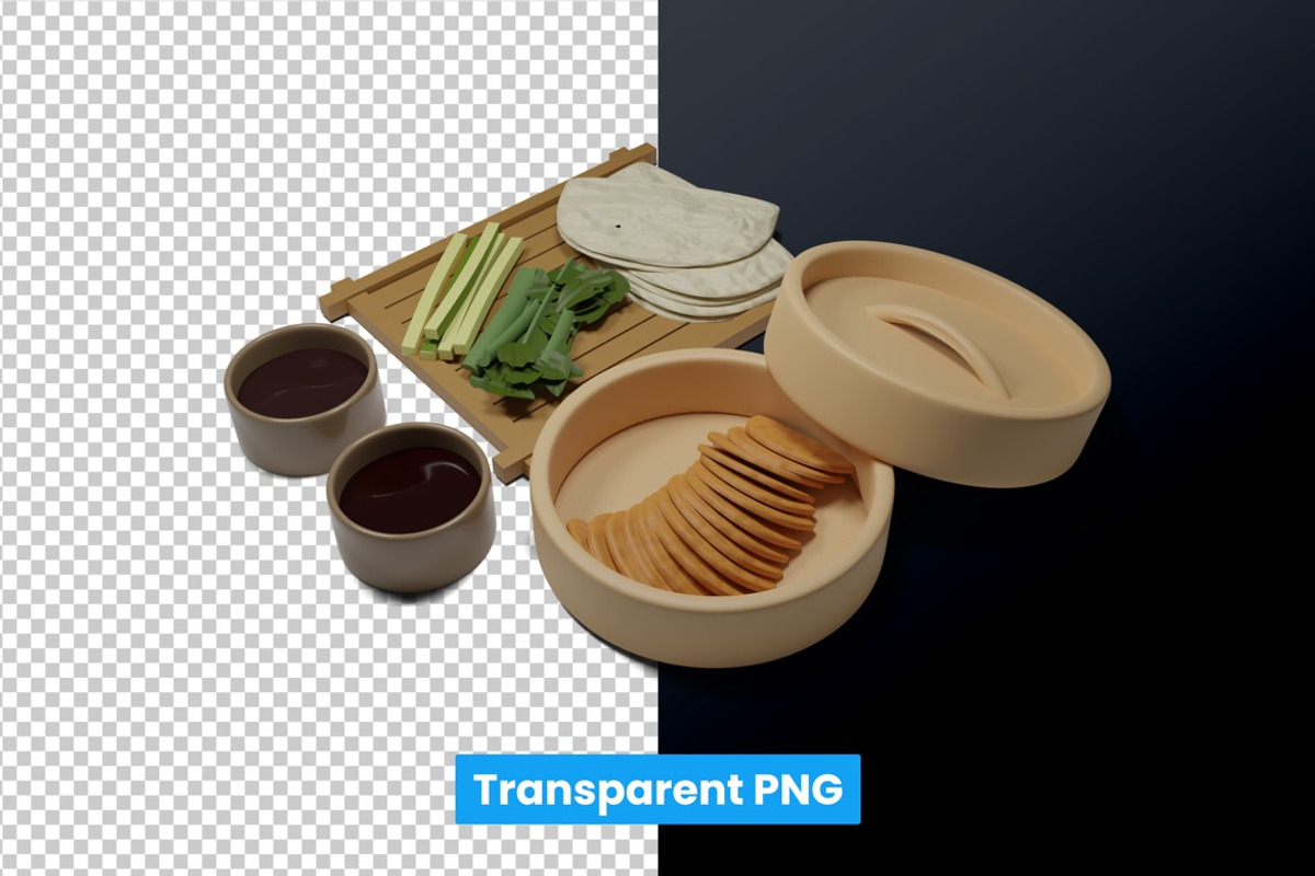 Asian Food 3D Icons, an Object 3D Model by WudelMbois Studio (Photo 4 of 4)