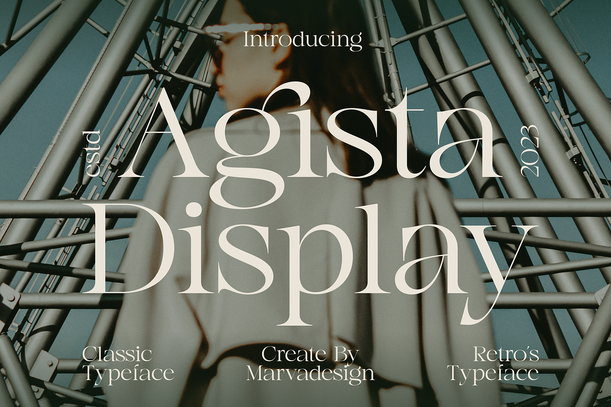 Agista Display - A Classic Serif, a Serif Font by Marvadesign (Photo 1 of 7)