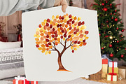 Watercolor Autumn Tree PNG Clipart, a Seasonal Illustration by SVGArt (Thumbnail 5 of 5)