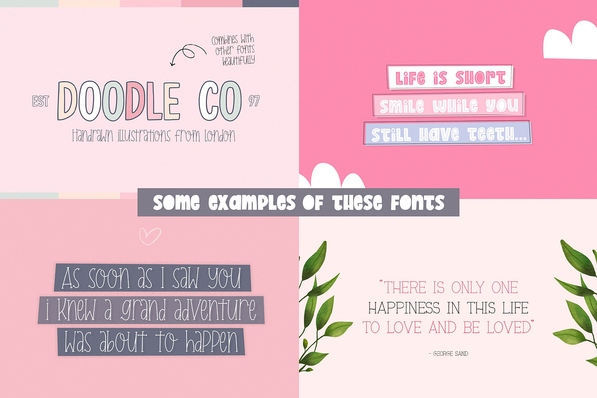 The Girly Font Bundle (ONLY $10), a Font by Salt & Pepper Designs (Photo 10 of 11)