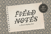 Field Notes, a Symbol Font by Bruised Goods (Thumbnail 1 of 13)
