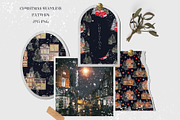 Watercolor Christmas pattern., a Pattern Graphic by ma_i_vi (Thumbnail 5 of 8)
