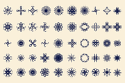 105 Abstract Flower Shapes, a Shape Add-On by SNK's (Thumbnail 3 of 3)