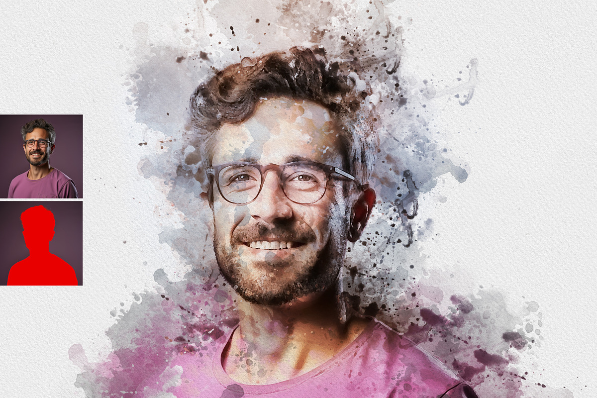 True Watercolor Photoshop Action, an Action Add-On by Photoshop Action (Photo 11 of 11)