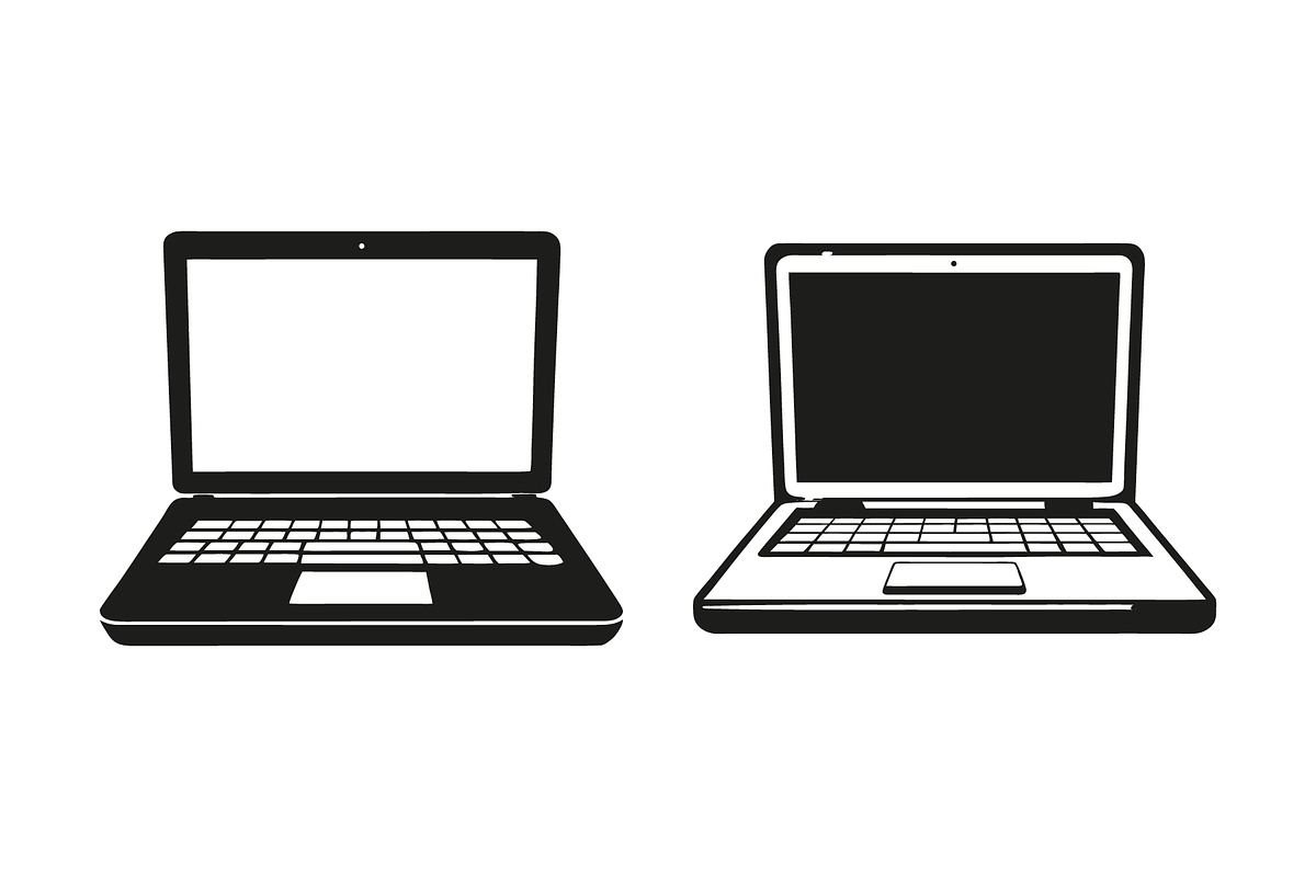 Vector illustration of two laptops, an Object Graphic by Billah Hub