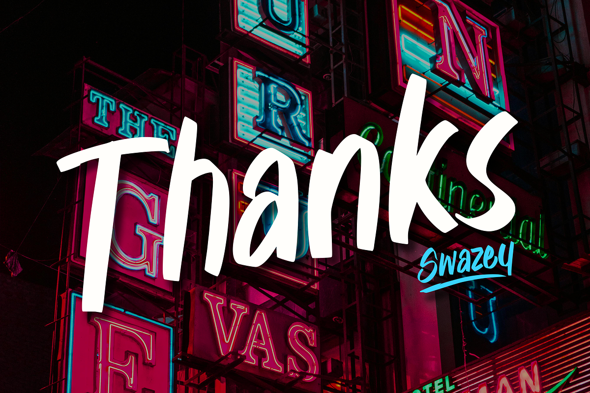 Swazey Playful Handwritten Font, a Handwritten Font by Graphue (Photo 9 of 9)