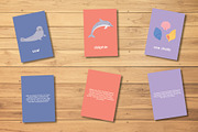 Ocean Animals Educational Cards, an Animal Illustration by Sabina_Ava (Thumbnail 4 of 7)