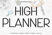 High Planner, a Sans Serif Font by FreshTypeINK (Thumbnail 1 of 8)