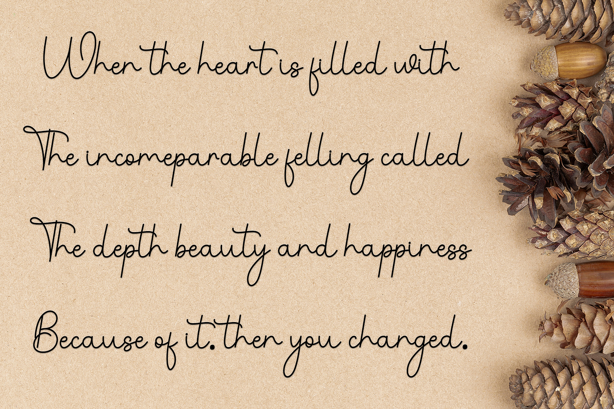 Independent, a Handwritten Font by FreshTypeINK (Photo 8 of 8)