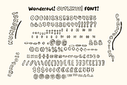 Wonderful Outlines - Painted Font, a Font by Studio Funshop by Kelli (Thumbnail 9 of 11)