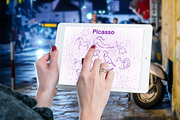 Picasso Line Art Procreate BUNDLE 4, a Brush Add-On by Manifesto Design Gallery (Thumbnail 10 of 28)