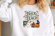 Trick or Teach Halloween PNG, a Seasonal Illustration by CraftArtStudio (Thumbnail 3 of 4)