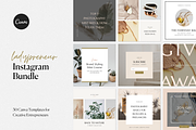 Instagram Canva Bundle, a Social Media Template by Station Seven (Thumbnail 1 of 8)