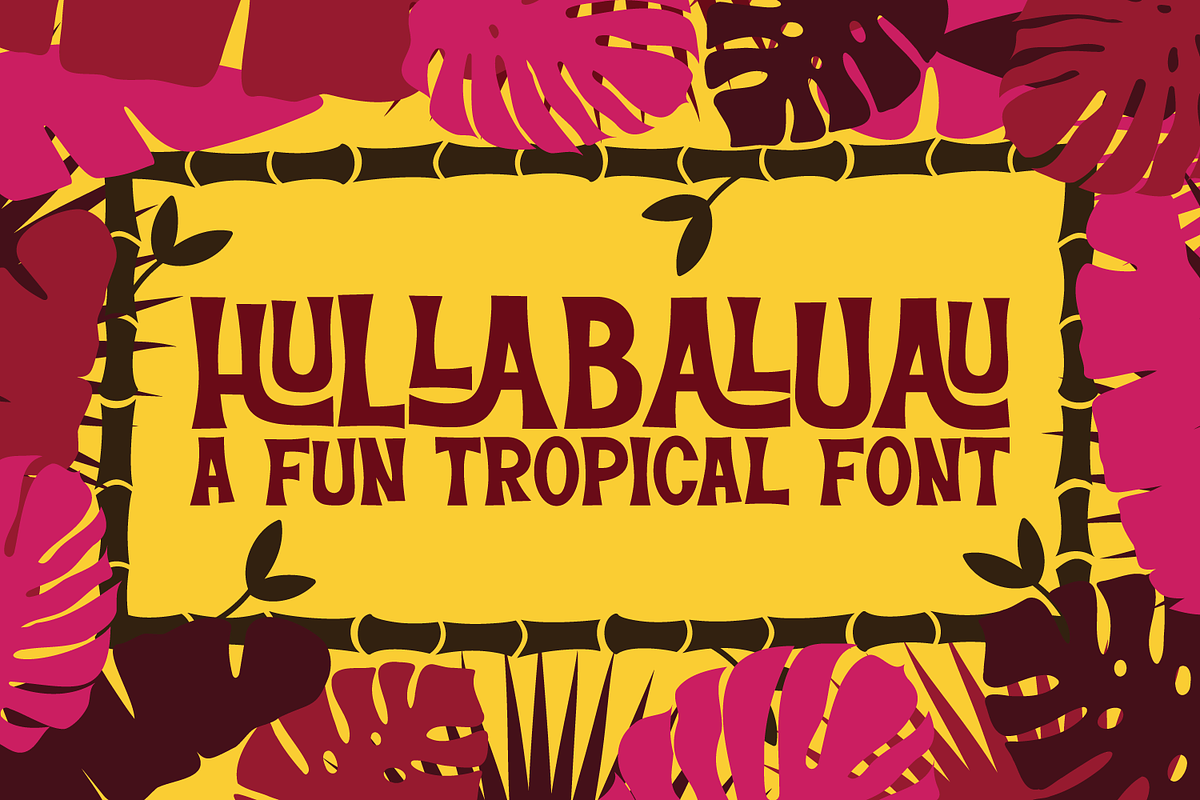 Hullabaluau Font, a Font by Amber Nest Design (Photo 1 of 10)