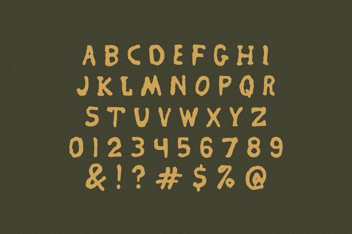 Great Outdoors, a Slab Serif Font by Bruised Goods (Photo 9 of 11)