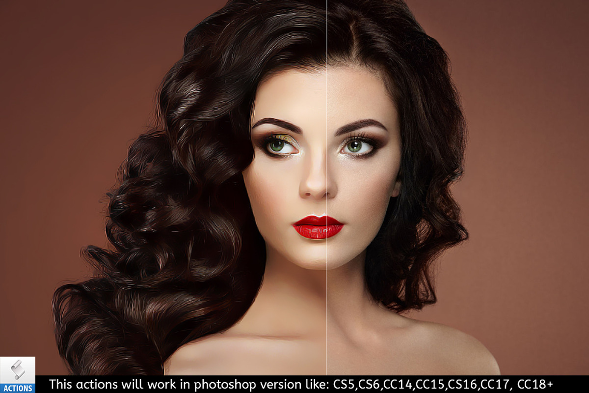 05 Retouch painting phoshop Action, an Action Add-On by Vatdesign (Photo 4 of 5)