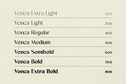 Vonca Font Family, a Sans Serif Font by Asenbayu (Thumbnail 4 of 15)