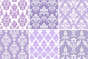 Lavender Damask Seamless Patterns, a Pattern Graphic by PrintablesByFranklyn (Thumbnail 3 of 4)